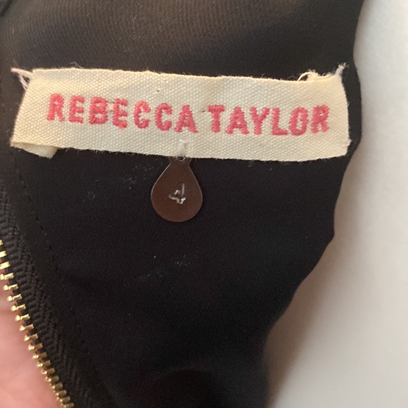 Rebecca Taylor Classic black silk dress - Picture 4 of 5
